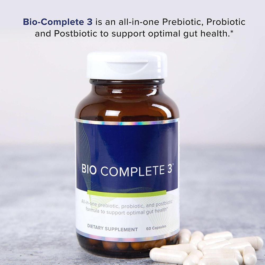 GUNDRY MD BIO COMPLETE 3 Capsules 60 Count NEW, PreBiotic ProBiotic & PostBiotic