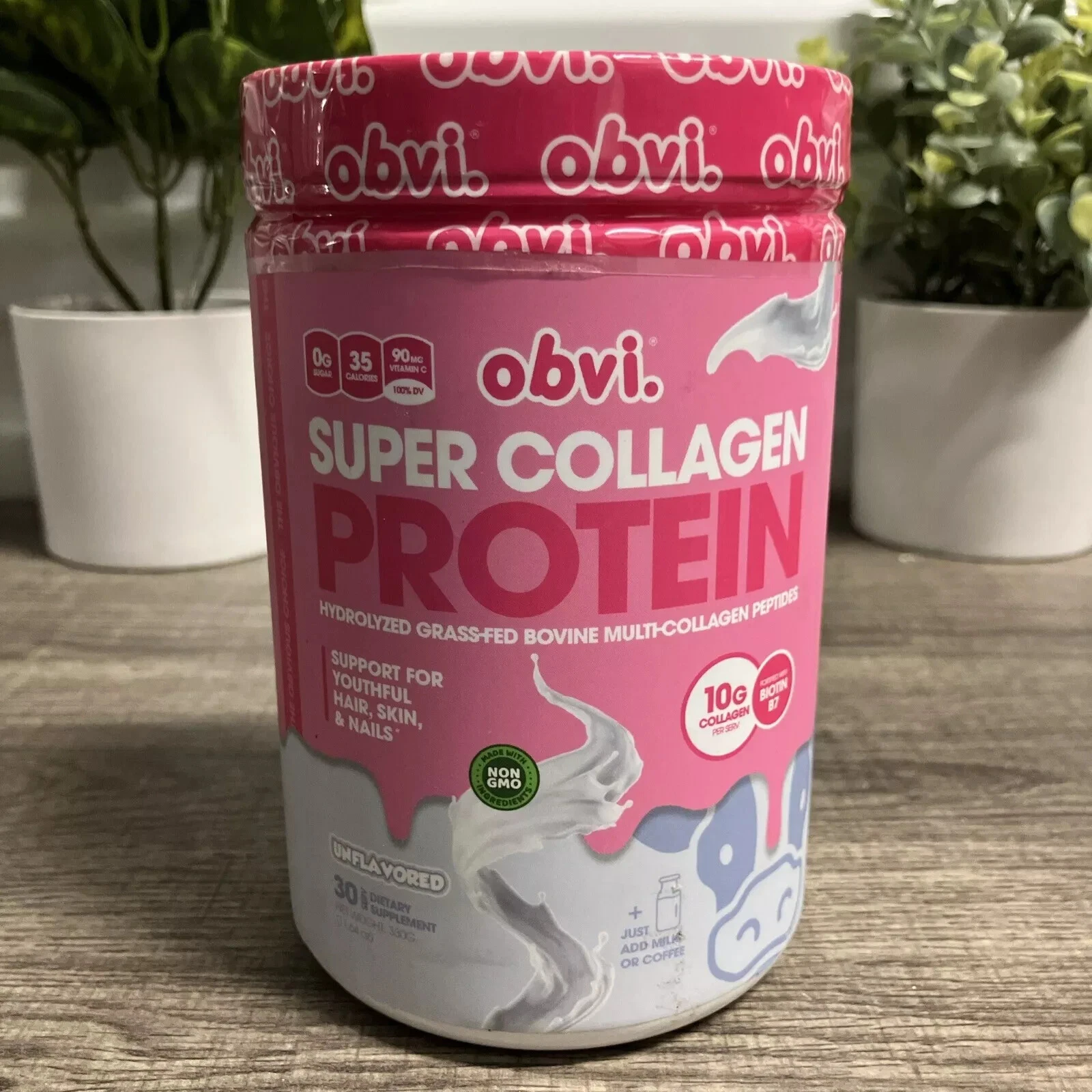 Obvi Collagen Peptides Unflavored | Keto, Hair Skin Nails Support | 30 Servings